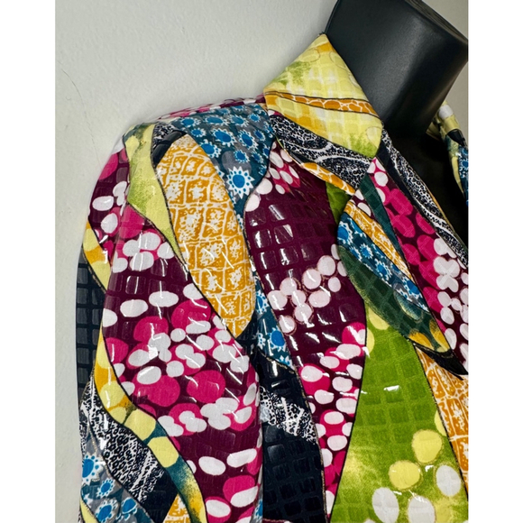 Women's Joseph Eye-Catching Ribkoff Blazer Size 6 Multi-color - Picture 5 of 8